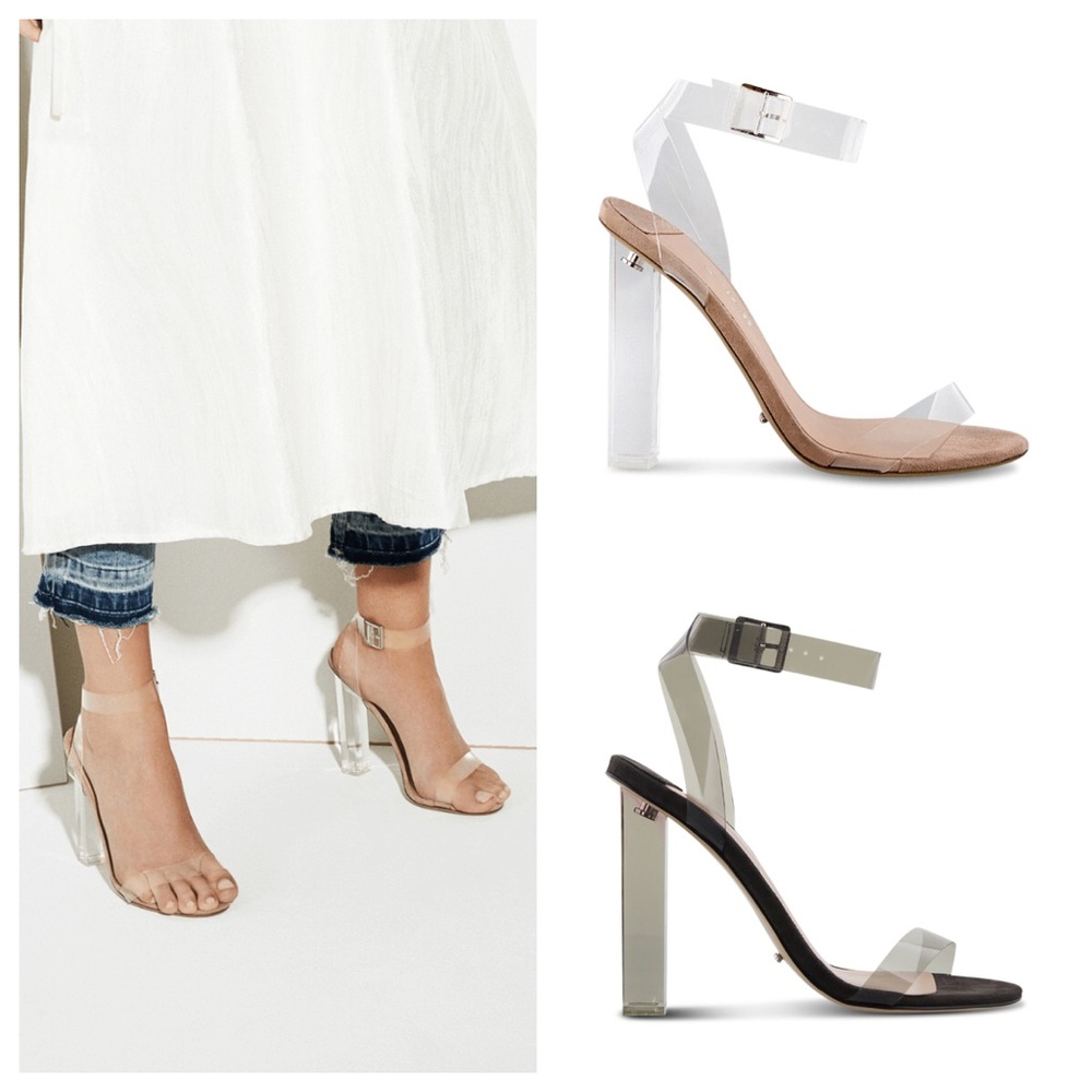 Tony Bianco Kiki Heels Sandals Clear Vinyl - Picture 4 of 9